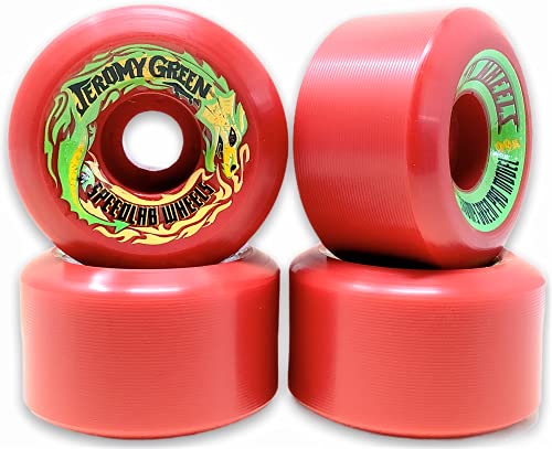 Speedlab Wheels Jeromy Green Pro Model Skateboard-Räder, 59 mm, 99a, Rot, 4 Stück von Speedlab Wheels