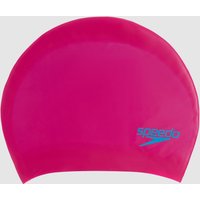 Badekappe für lange Haare Pink/Blau für Kinder von Speedo
