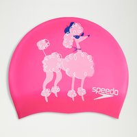Bedruckte Silikon-Badekappe für Kinder Pink von Speedo