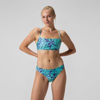 Bedruckter Bikini mit verstellbaren dünnen Trägern Blau/Grün für Damen Bedruckter Bikini mit verstellbaren dünnen Trägern Blau/Grün für Damen von Speedo