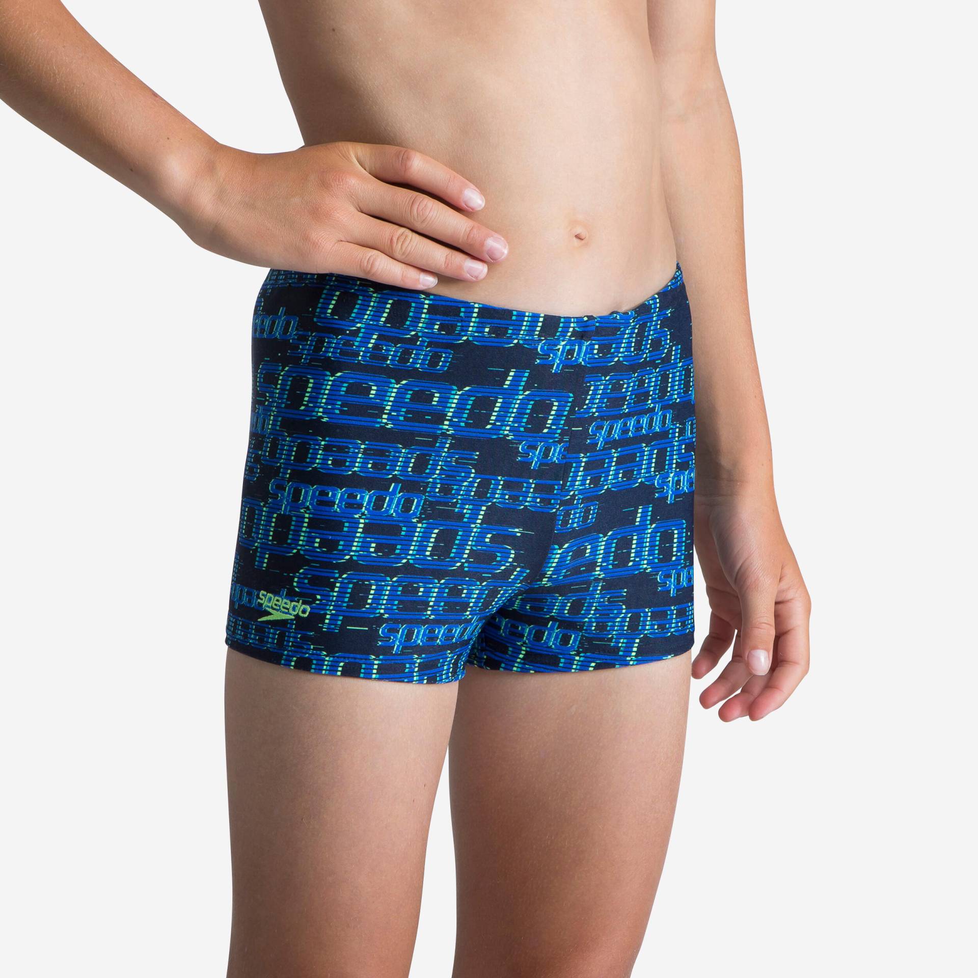 Boxer-Badehose Jungen Speedo - All Over bedruckt blau von Speedo