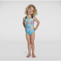 Digital Allover Badeanzug Lila/Blau für Kleinkinder (Mädchen) von Speedo