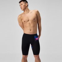 Herren Club Training Schwimmhose mit Print Schwarz von Speedo