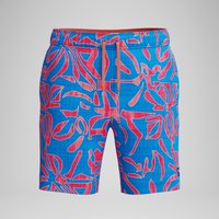 Herren Redondo Edge Badeshorts 45 cm mit Print Orange/Blau von Speedo