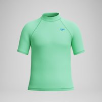 Jungen Kurzarm-Rashguard Grün von Speedo