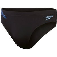 SPEEDO Badehose TECH PNL 7CM BRF AM BLACK/BLUE von Speedo