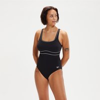 Shaping ContourEclipse Badeanzug für Damen Schwarz/Weiß von Speedo