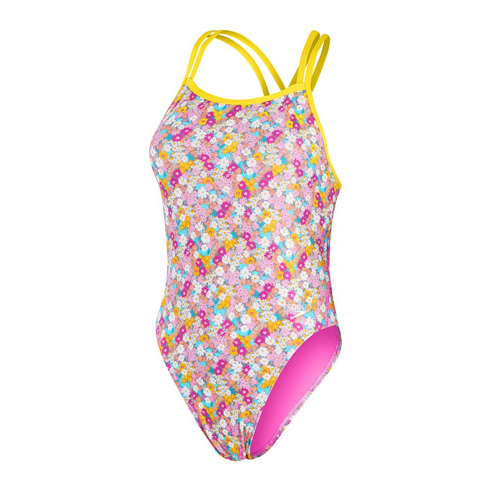 Speedo Allover Starback Swimsuit Mehrfarbig UK 28 Frau von Speedo
