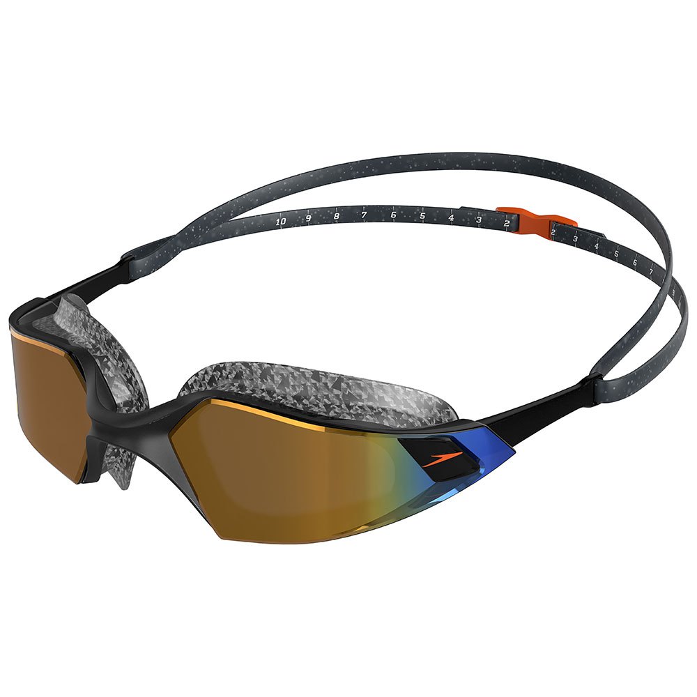 Speedo Aquapulse Pro Mirror Swimming Goggles Grau von Speedo