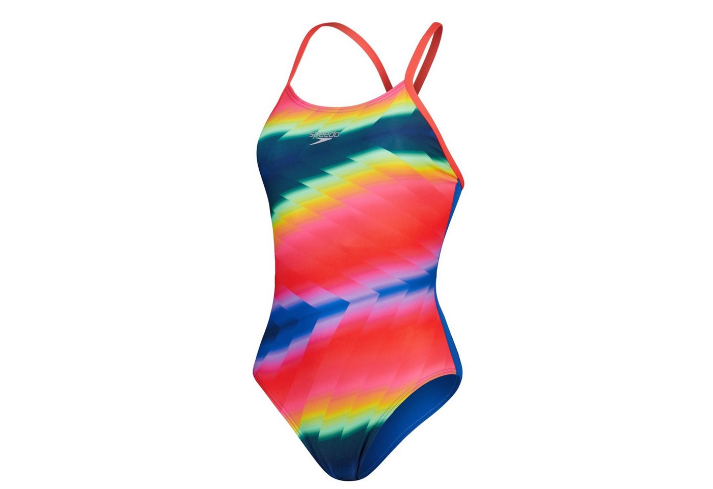 Speedo Badeanzug Alover Digital Print einteiler für Damen mit Kreuzrückenausschnitt von Speedo