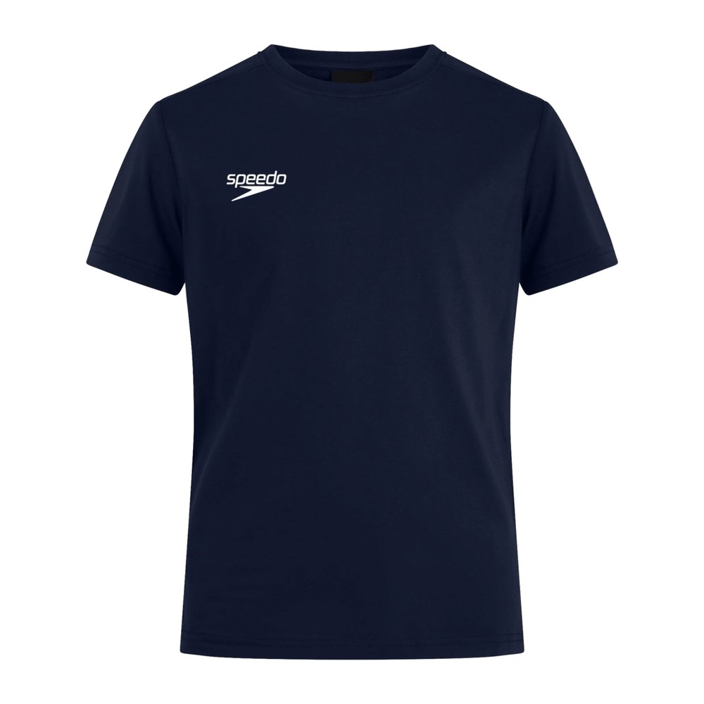 Speedo Club Plain Short Sleeve T-shirt Blau 12 Frau von Speedo