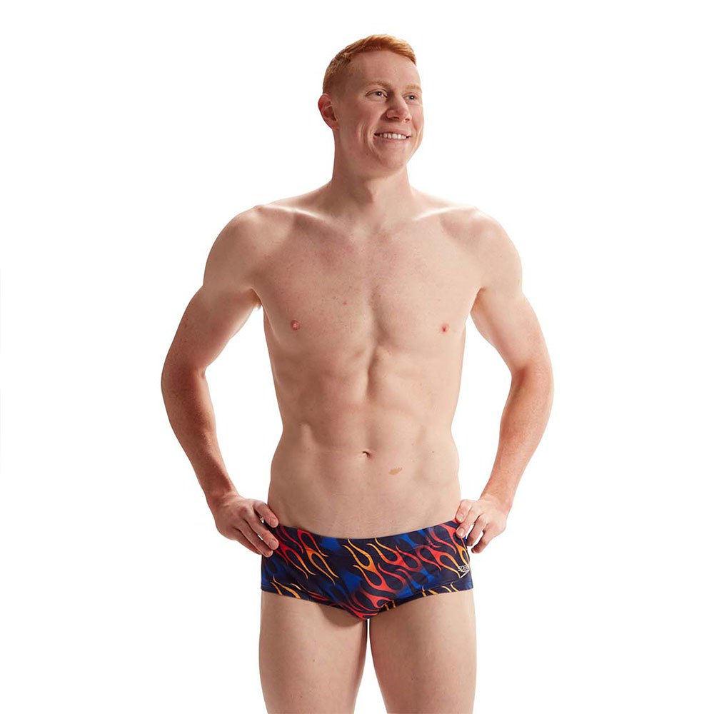 Speedo Club Training Allover 13.5 Cm Swimming Brief Mehrfarbig UK 30 Mann von Speedo