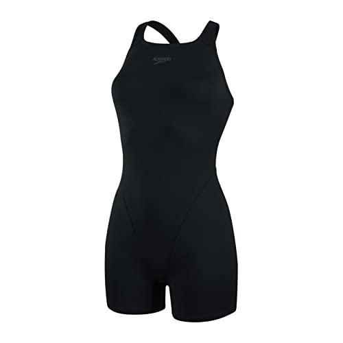 Speedo Damen Eco Endurance+ Legsuit Swimsuit Beinanzug, 34 EU, Schwarz von Speedo