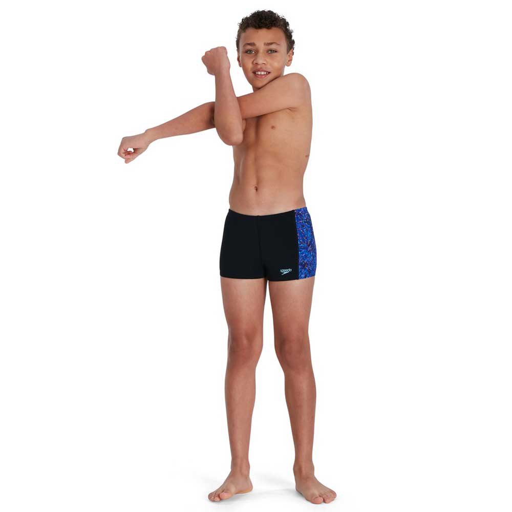 Speedo Digi Allover Panel Swim Boxer Blau 13-14 Years Junge von Speedo