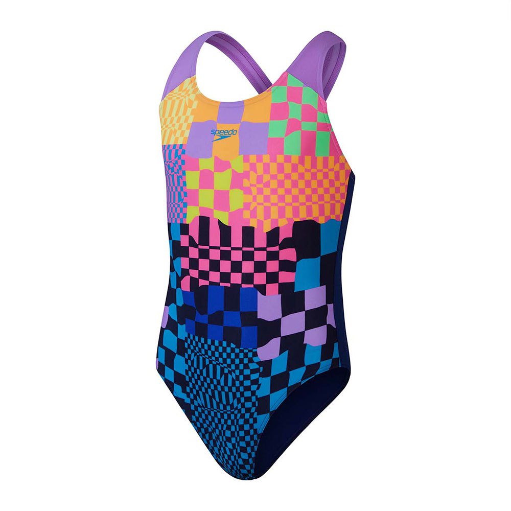 Speedo Digital Placement Swimsuit Mehrfarbig 13-14 Years Mädchen von Speedo
