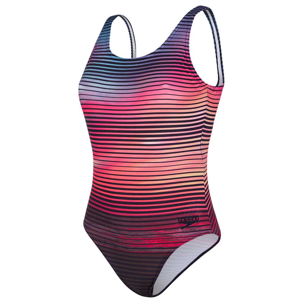 Speedo Digital Placement U-back Swimsuit Mehrfarbig UK 30 Frau von Speedo