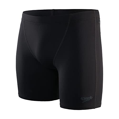 Speedo Herren Eco Endurance+ V Cut Mid Badehose, Schwarz, 4 von Speedo