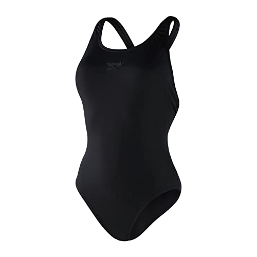 Speedo Damen Eco Endurance+ Power Cross Back Badeanzug, Schwarz, 44 von Speedo