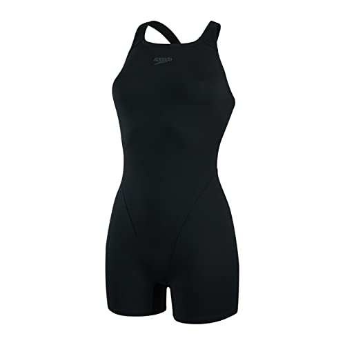 Speedo Damen Eco Endurance+ Swimming L Beinanzug, Schwarz,48 von Speedo