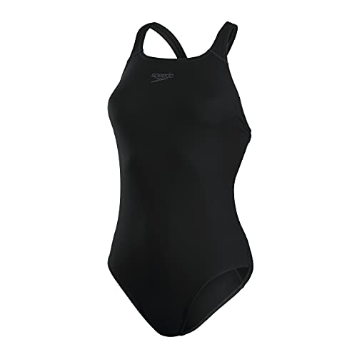 Speedo Damen Endurance+ Medalist Badeanzug, Schwarz, 36 von Speedo