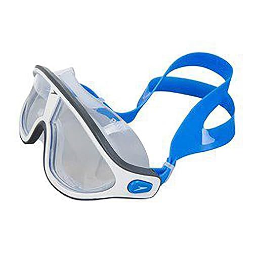 Speedo Unisex Erwachsene Biofuse Rift Mask Schwimmbrille, Bondi-Blau/Weiß, Einheitsgröße von Speedo