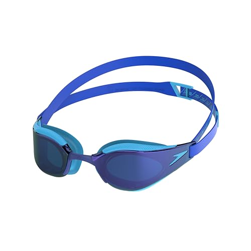 Speedo Unisex Kinder Fastskin Hyper Elite Schwimmbrille | Wettkampfbrille | Trainingsbrille | Hydrodynamisch Schwimmbrille, Blau, Einheitsgröße von Speedo