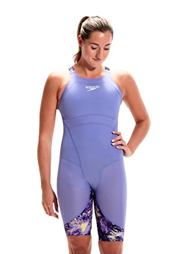 Speedo Damen Fastskin LZR Ignite Kneeskin Badeanzug, Miami-Lila/Spritz/Violett , 30 von Speedo