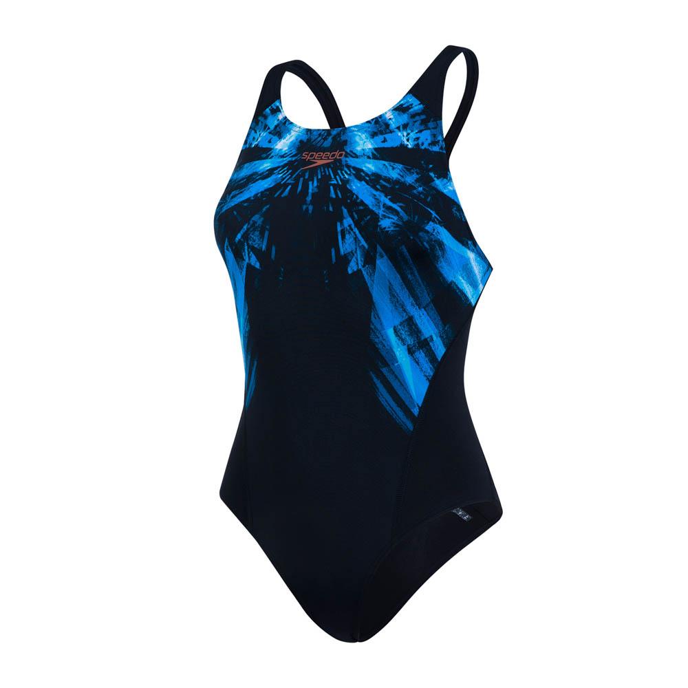 Speedo Freezefrost Placement Recordbreaker Swimsuit Blau UK 28 Frau von Speedo