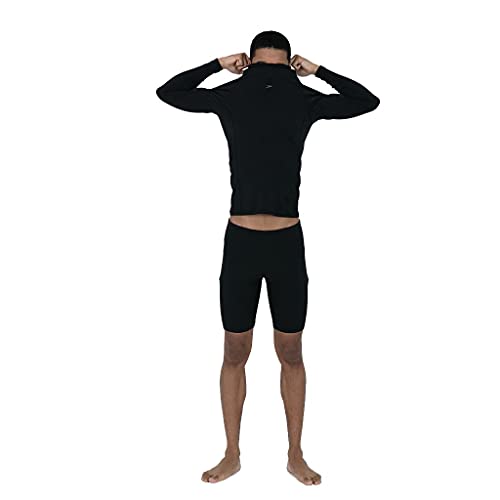 Speedo Herren Langärmliges Rash Top Boom, Speedo Black, M, 812425 von Speedo