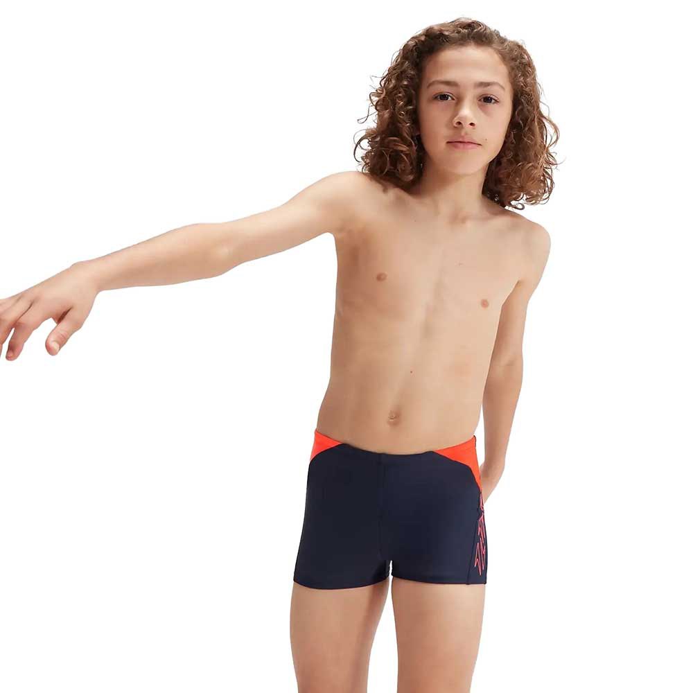 Speedo Hyper Boom Logo Splice Swim Boxer Mehrfarbig 5-6 Years Junge von Speedo