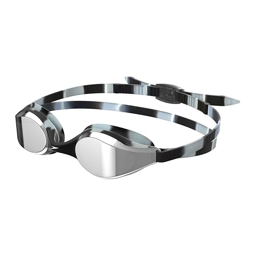 Speedo Hyper Flyer Mirror, Unisex-Kinder Taucherbrille, Azul, One Size - von Speedo