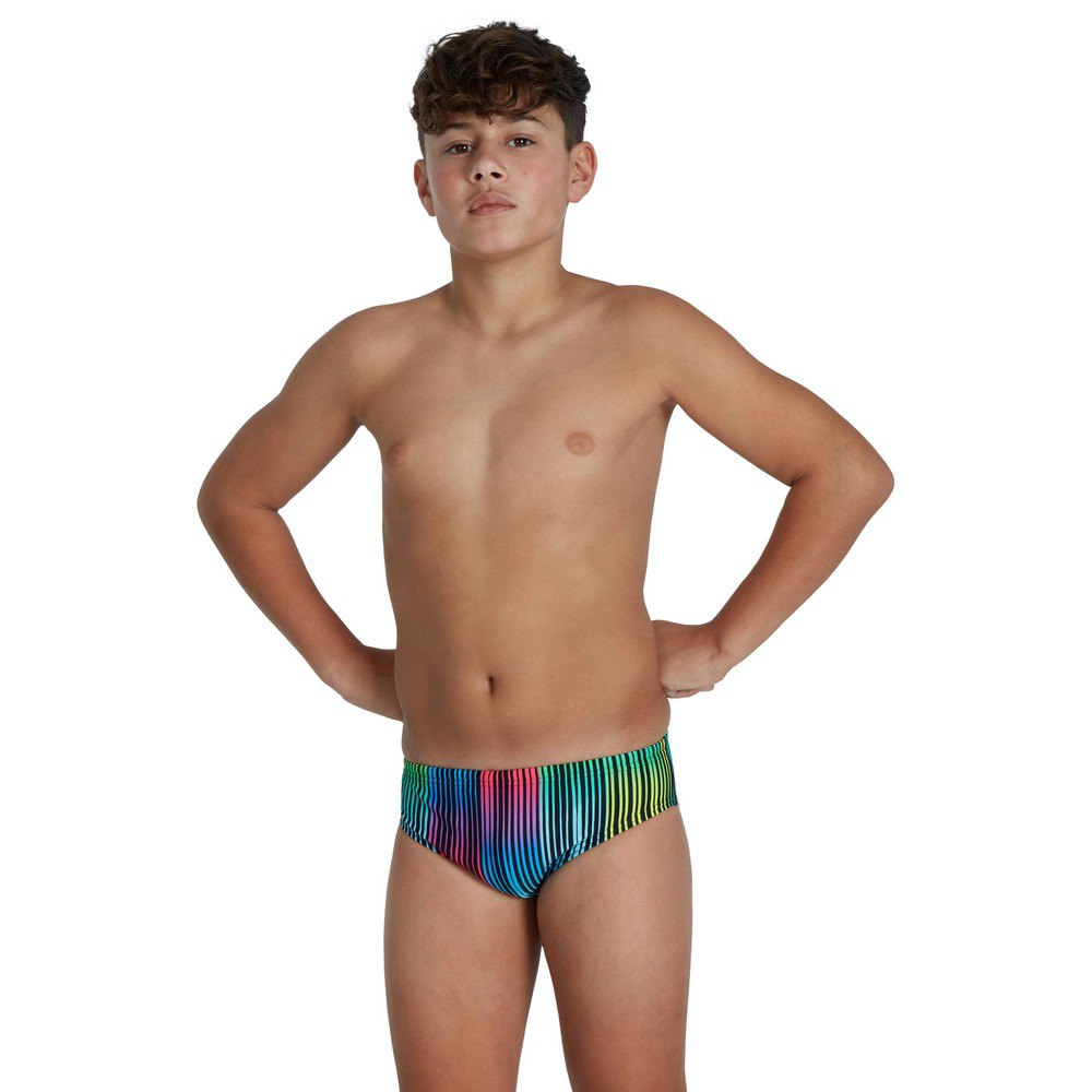 Speedo Hyperchromatic Allover 6.5 Cm Swimming Brief Mehrfarbig 11-12 Years Junge von Speedo