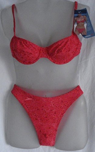 Speedo Jaipur Tuscany Bikini Bügel Gr. 38 rot highleg von Speedo