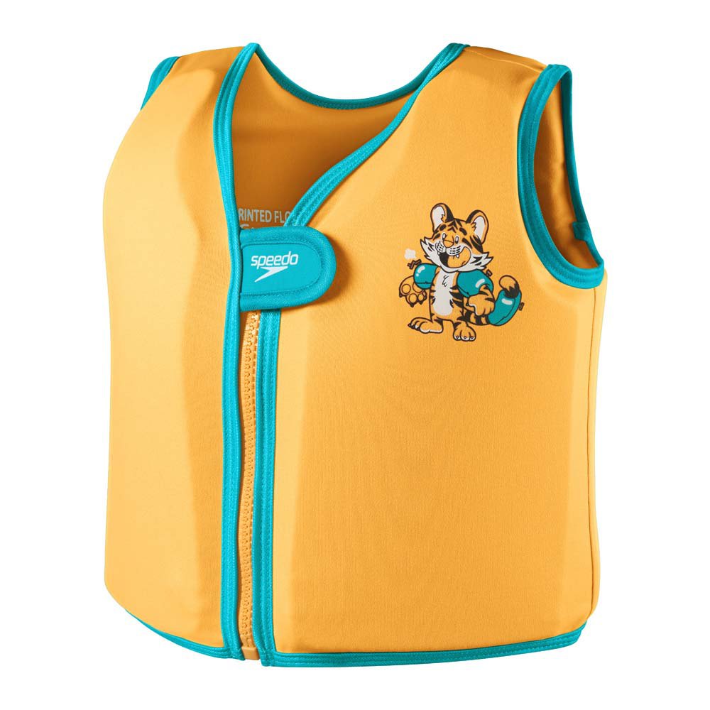 Speedo Learn To Swim Character Printed Vest Orange 4-6 Years von Speedo