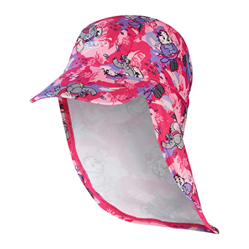 Speedo Mädchen Learn to Swim Sun Protection Hat Schutzhut, Rosa/Lila, M von Speedo