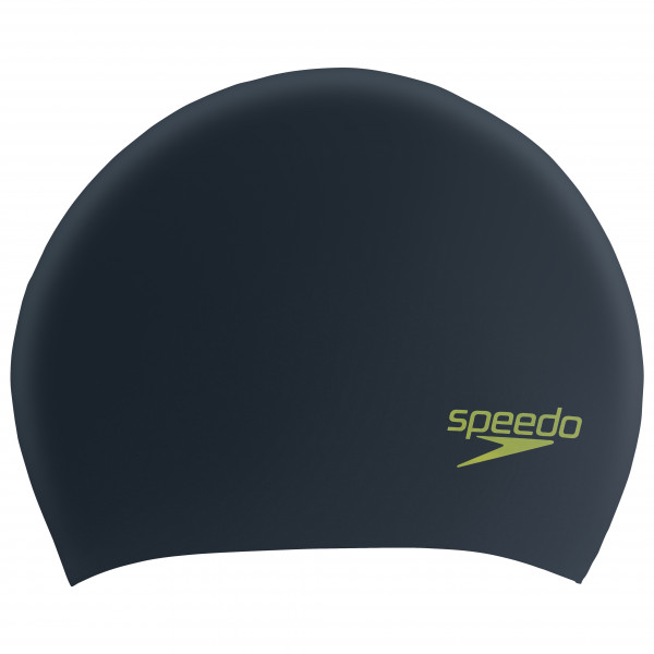 Speedo - Long Hair Cap Junior - Badekappe schwarz/grün von Speedo
