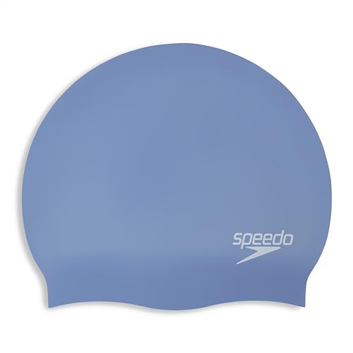 Speedo Unisex-Badekappe mit langem Haar, ohne Haken, einfach anzuziehen, neugieriges Blau, Einheitsgröße von Speedo