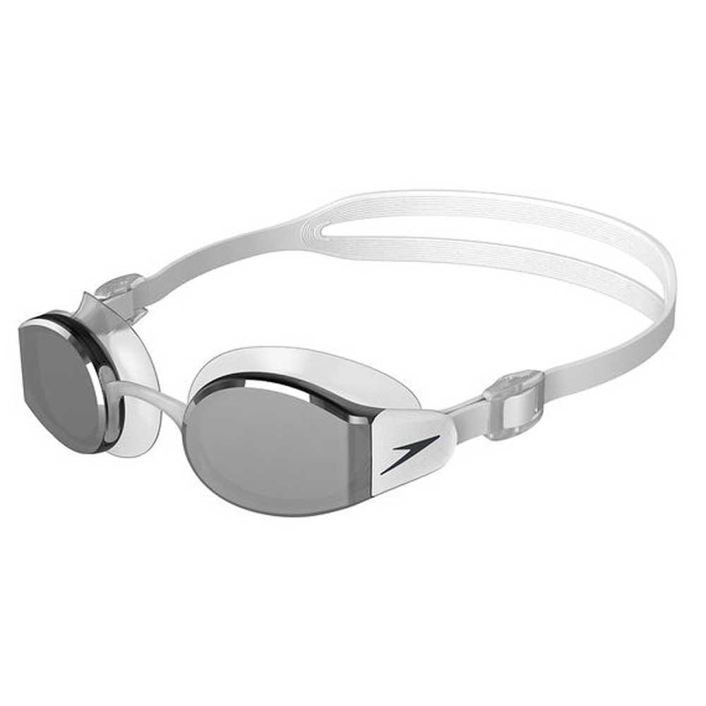 Speedo Mariner Pro Mirror Swimming Goggles Weiß von Speedo