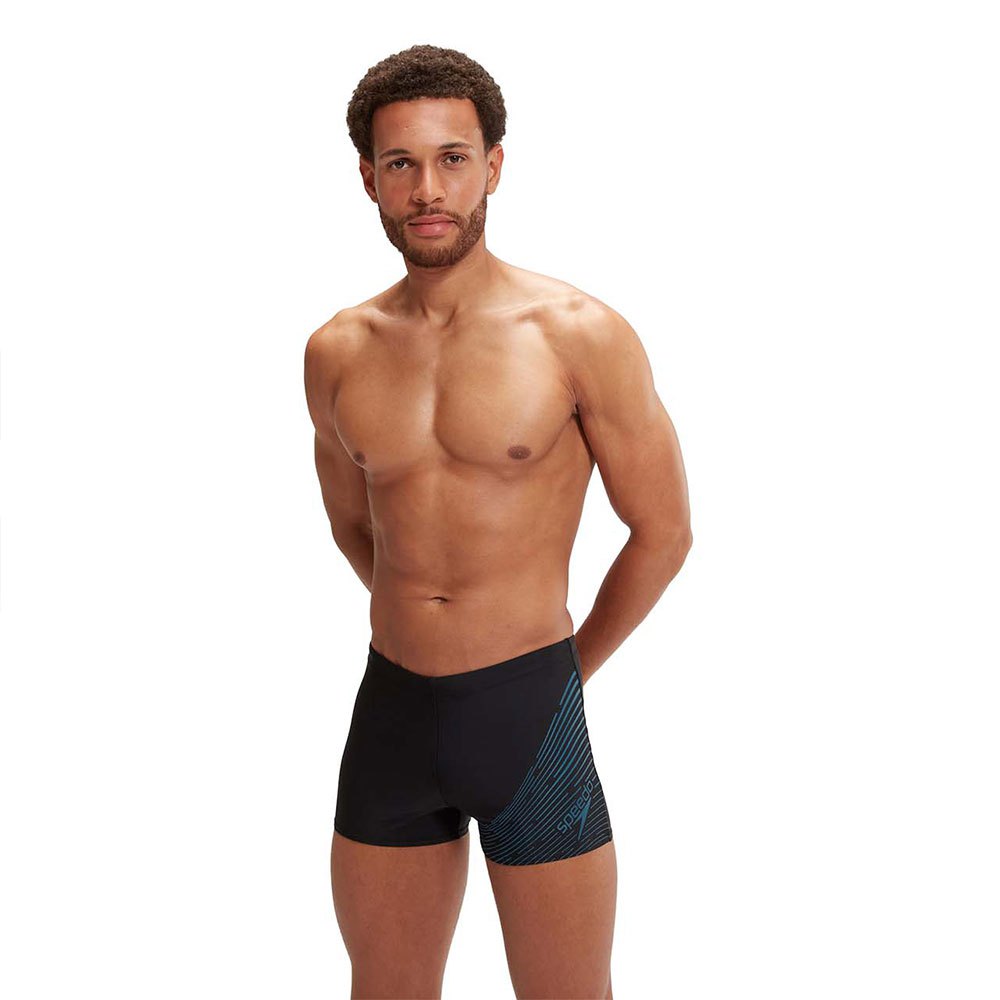 Speedo Medley Logo Boxer Schwarz UK 36 Mann von Speedo