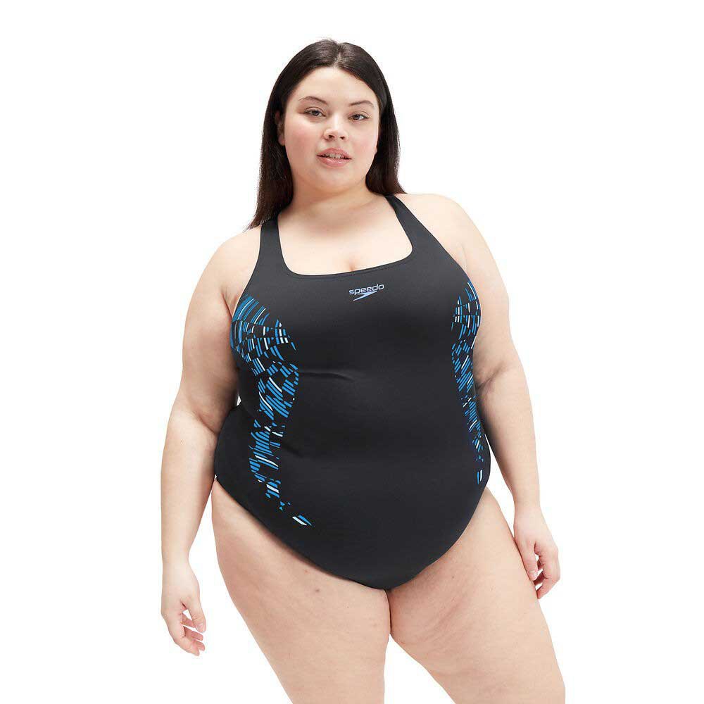 Speedo Placement Medalist + Swimsuit Schwarz UK 42 Frau von Speedo