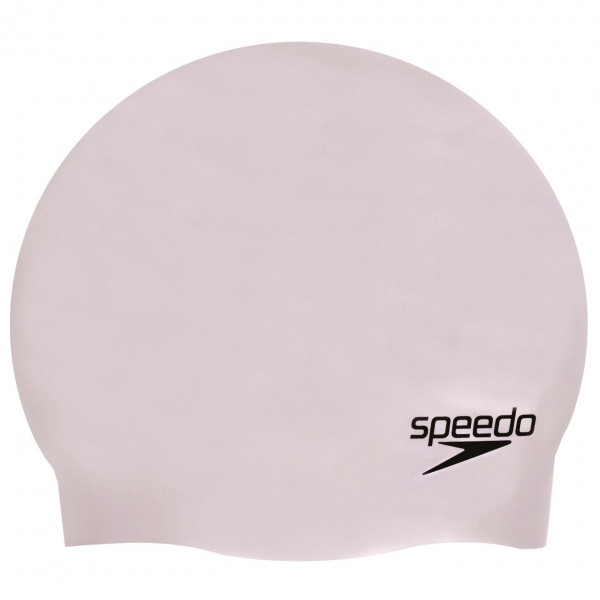 Speedo - Plain Moulded Silicone Cap - Badekappe schwarz/grau von Speedo