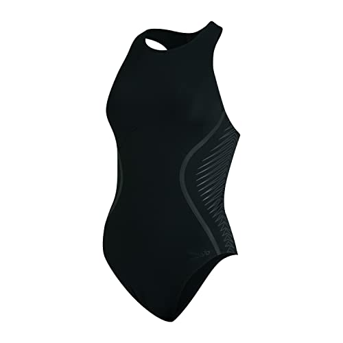 Speedo Pro Einteiler Damen Badeanzug, Schwarz, 28 (DE 32) von Speedo