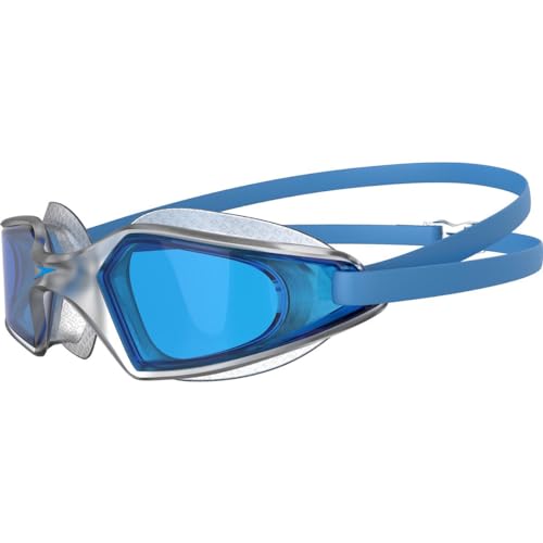 Speedo Unisex Erwachsene Hydropulse Schwimmbrille, Pool Blau/Transparent/Blau, Einheitsgröße von Speedo