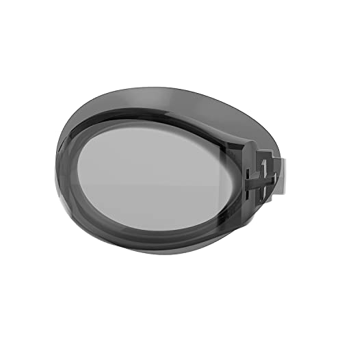Speedo Unisex Erwachsene Mariner Pro Optical Lens Schwimmbrille, Schwarz/Rauchfarben, Einheitsgröße von Speedo