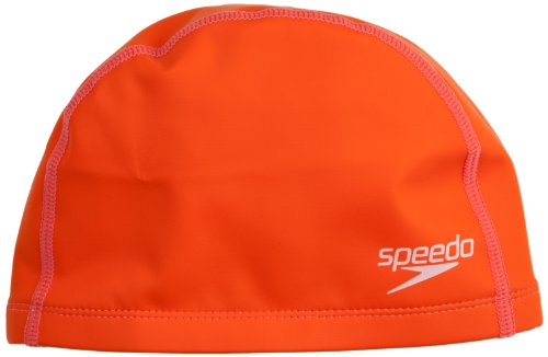 Speedo Unisex Erwachsene Pace Cap Schwimmkappe, Orange, Einheitsgröße von Speedo
