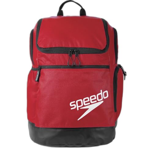 Speedo Unisex Erwachsene Teamster 2.0 Rucksack 35L Rucksack, Rot, Einheitsgröße von Speedo