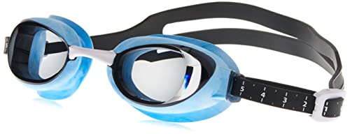 Speedo Unisex-Erwachsene Aquapure Optical Schwimmbrille V2, Schwarz/Weiß/Colores humo, 5.5 von Speedo