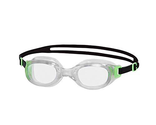 Speedo Unisex Erwachsene Futura Classic Schwimmbrille, grün/klar, Einheitsgröße von Speedo
