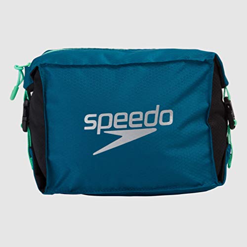 Speedo Unisex Erwachsene Pool Slide Bag Pooltasche, Nordic Teal/Schwarz/Grün Glow, Einheitsgröße von Speedo