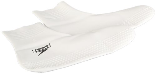 Speedo Unisex Erwachsene Latex Sock Socke, Weiß/Schwarz, L von Speedo